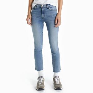 MOTHER The Rascal Ankle Fray in Bonfire Lighting size 27